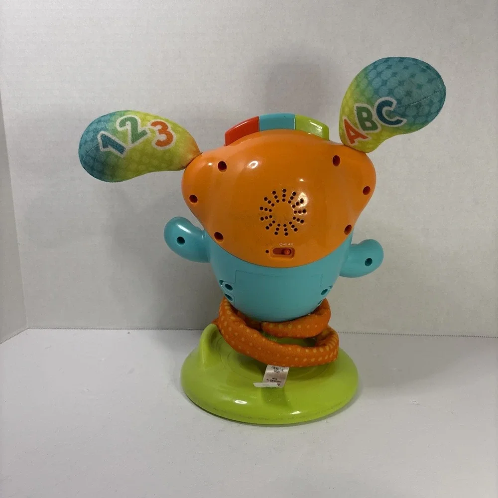 Fisher-Price Bright Beats Juniors BeatBo Blue Orange Interactive Musical Toy